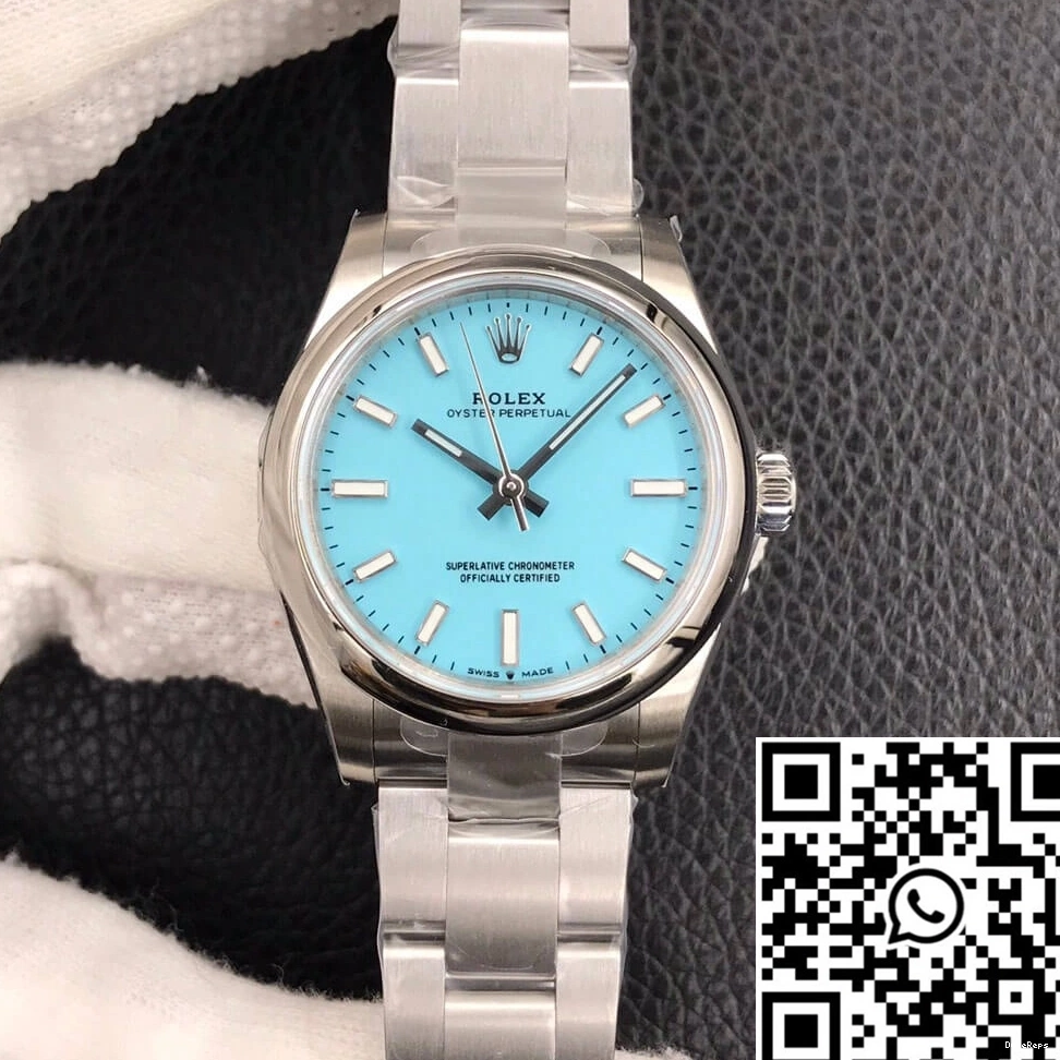 Oyster Perpetual 31MM Rolex Factory M277200-0007 Dial Turquoise Blue EW 0515